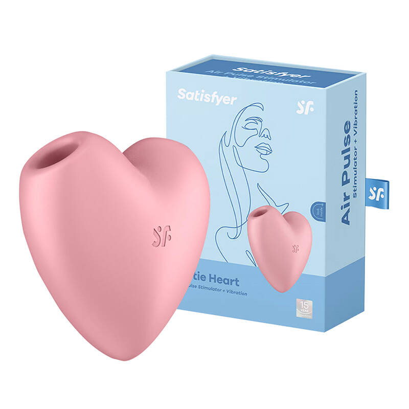 Клиторальный массажер Satisfyer Cutie Heart Light Red (розовый)