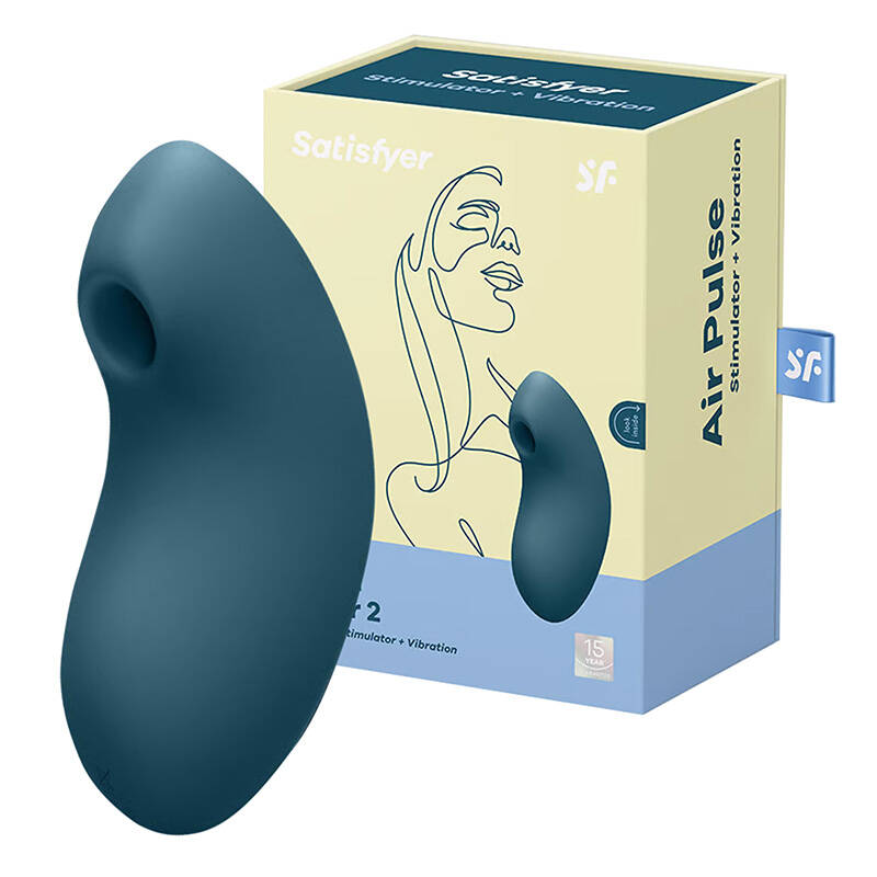 Клиторальный массажер Satisfyer Vulva Lover 2 (голубой)