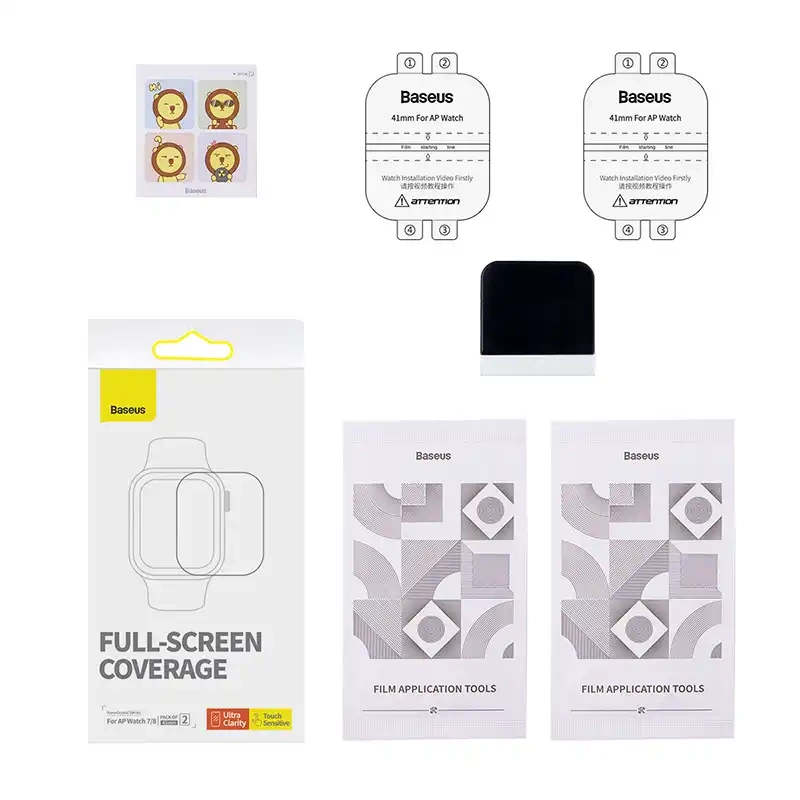Baseus NanoCrystal Screen Protector AP Watch 7/8 41mm Clear