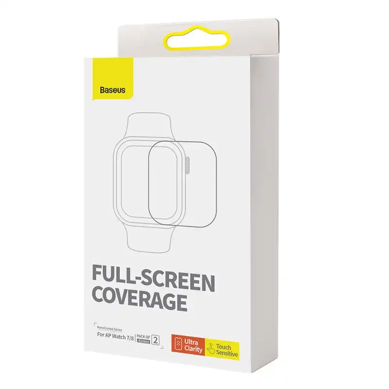 Baseus NanoCrystal Screen Protector AP Watch 7/8 41mm Clear