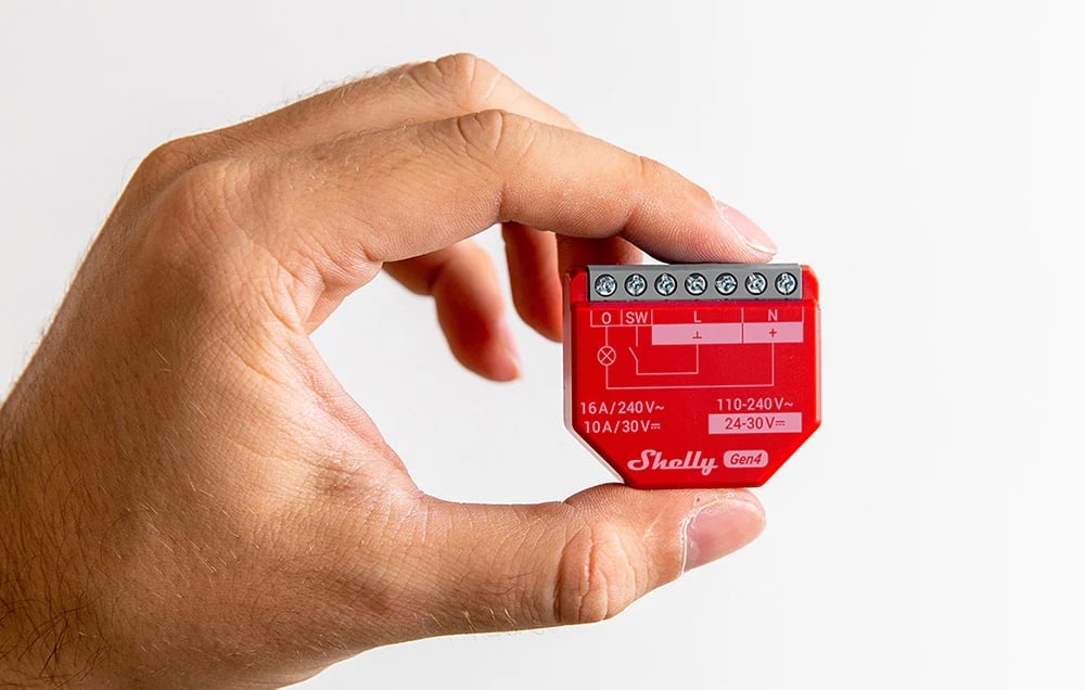 Smart Relay Controller Shelly 1PM Gen4 Zigbee Matter Power Metering (0)