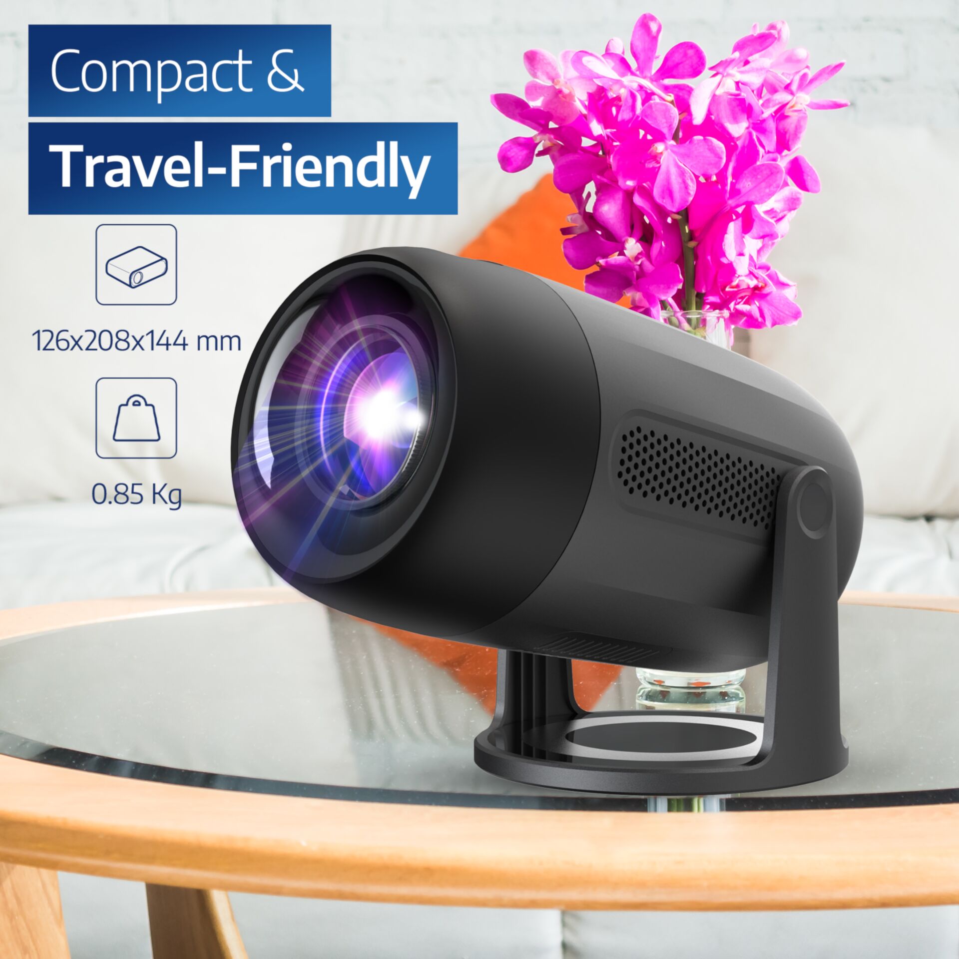 Проектор Philips N-150 1080p, Темно-серый