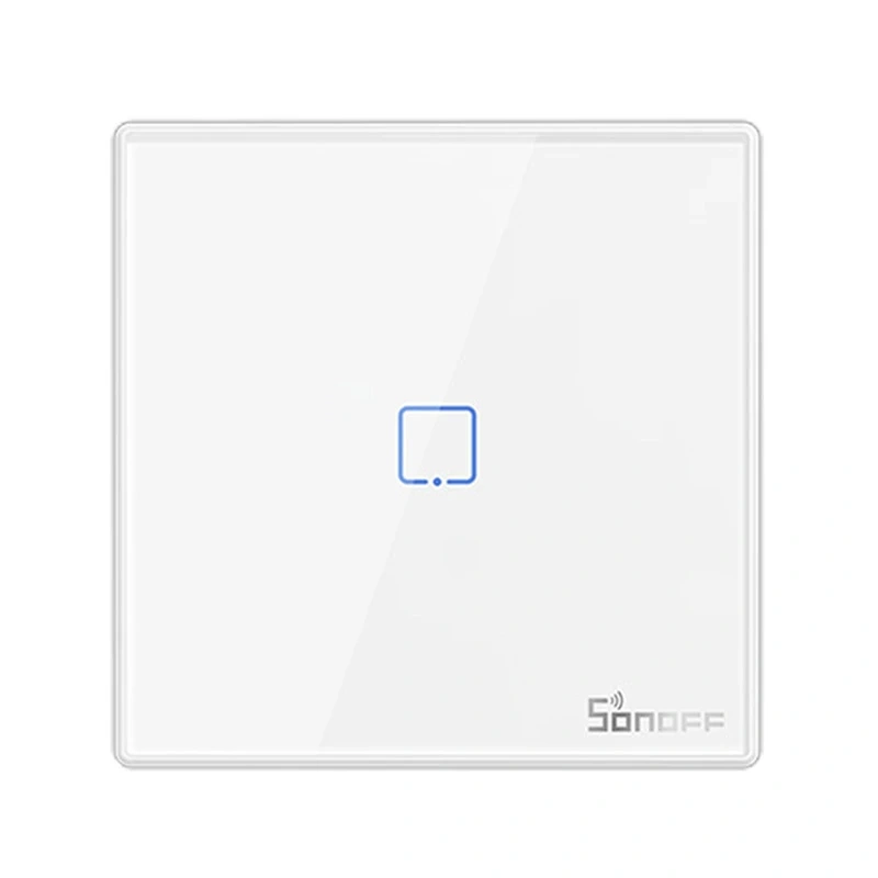 Умный беспроводной настенный выключатель Sonoff T2EU1C-RF 433MHz (1 канал)