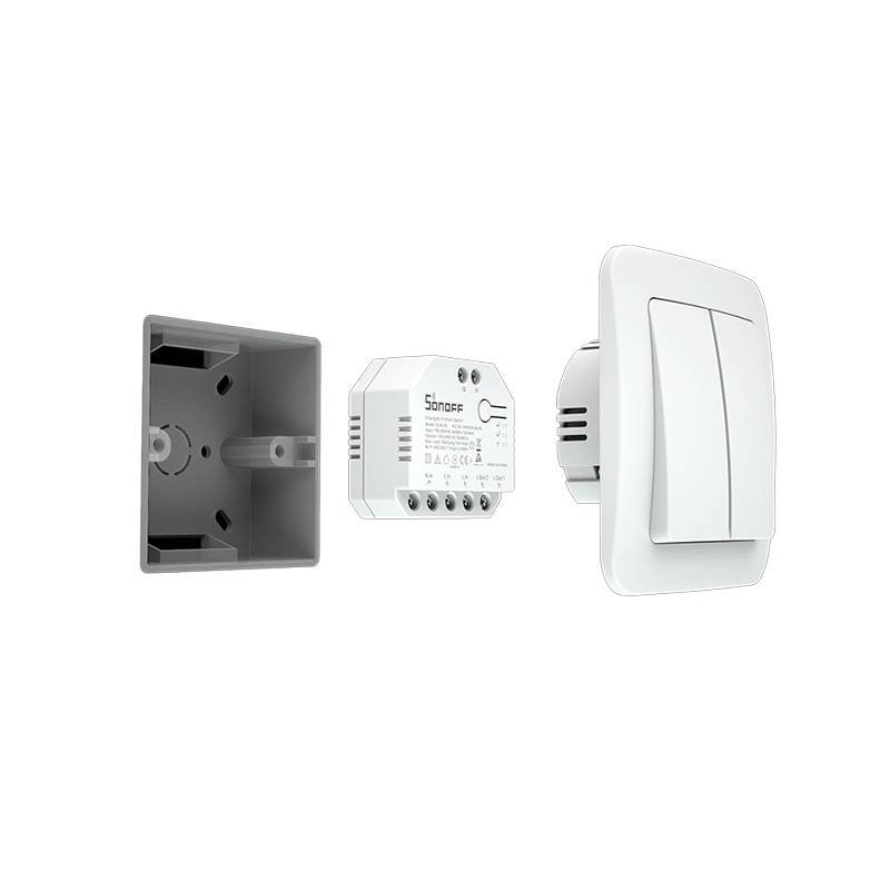 Умный 2-канальный Wi-Fi переключатель Sonoff Dual R3 с измерением мощности