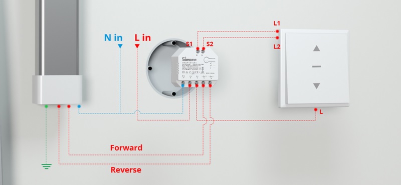 Умный 2-канальный Wi-Fi переключатель Sonoff Dual R3 с измерением мощности