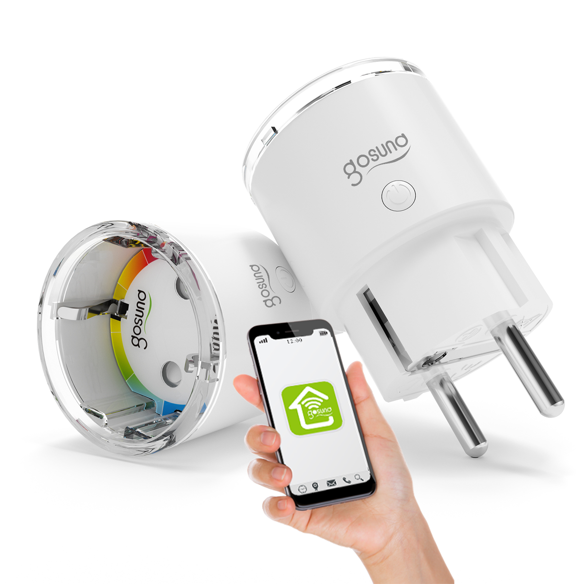 Smart plug WiFi Gosund EP2 (2pack) 10A