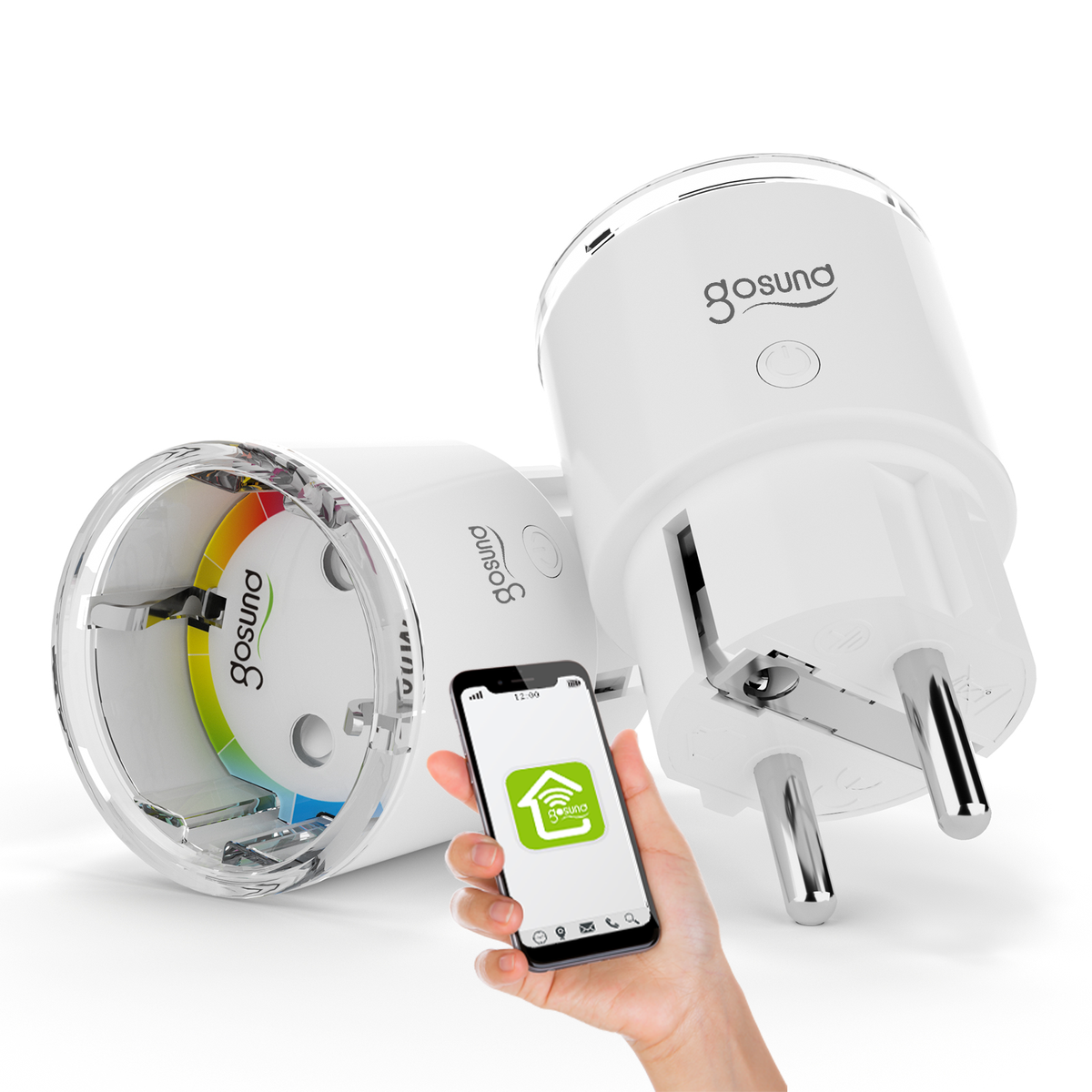 Smart plug WiFi Gosund EP2 (2pack) 10A
