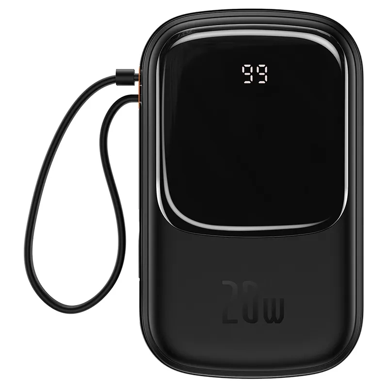 Baseus Qpow PRO Powerbank 20000mAh 20W with Lightning Cable Black