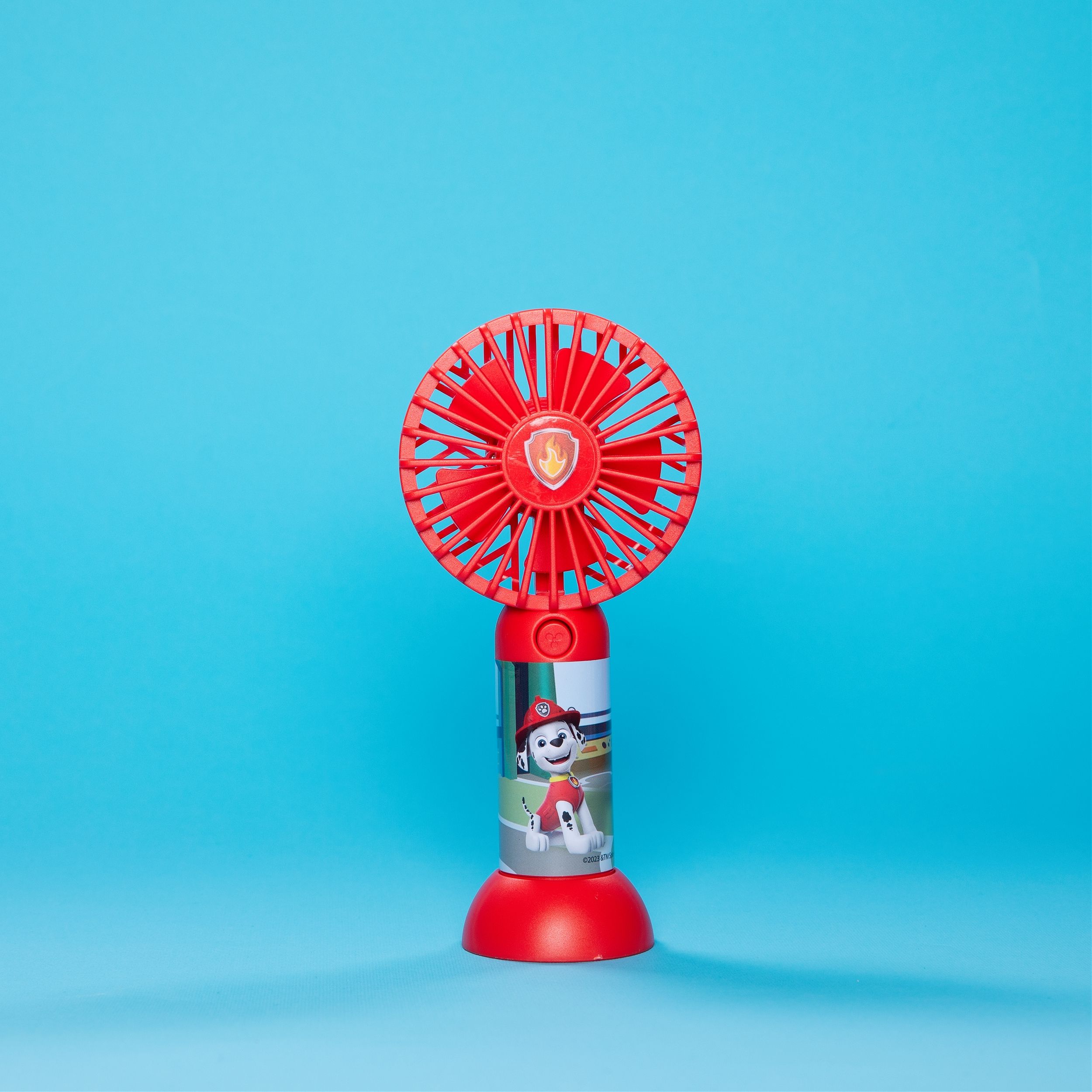 Ķepu patruļa rokas ventilators bērniem, sarkans