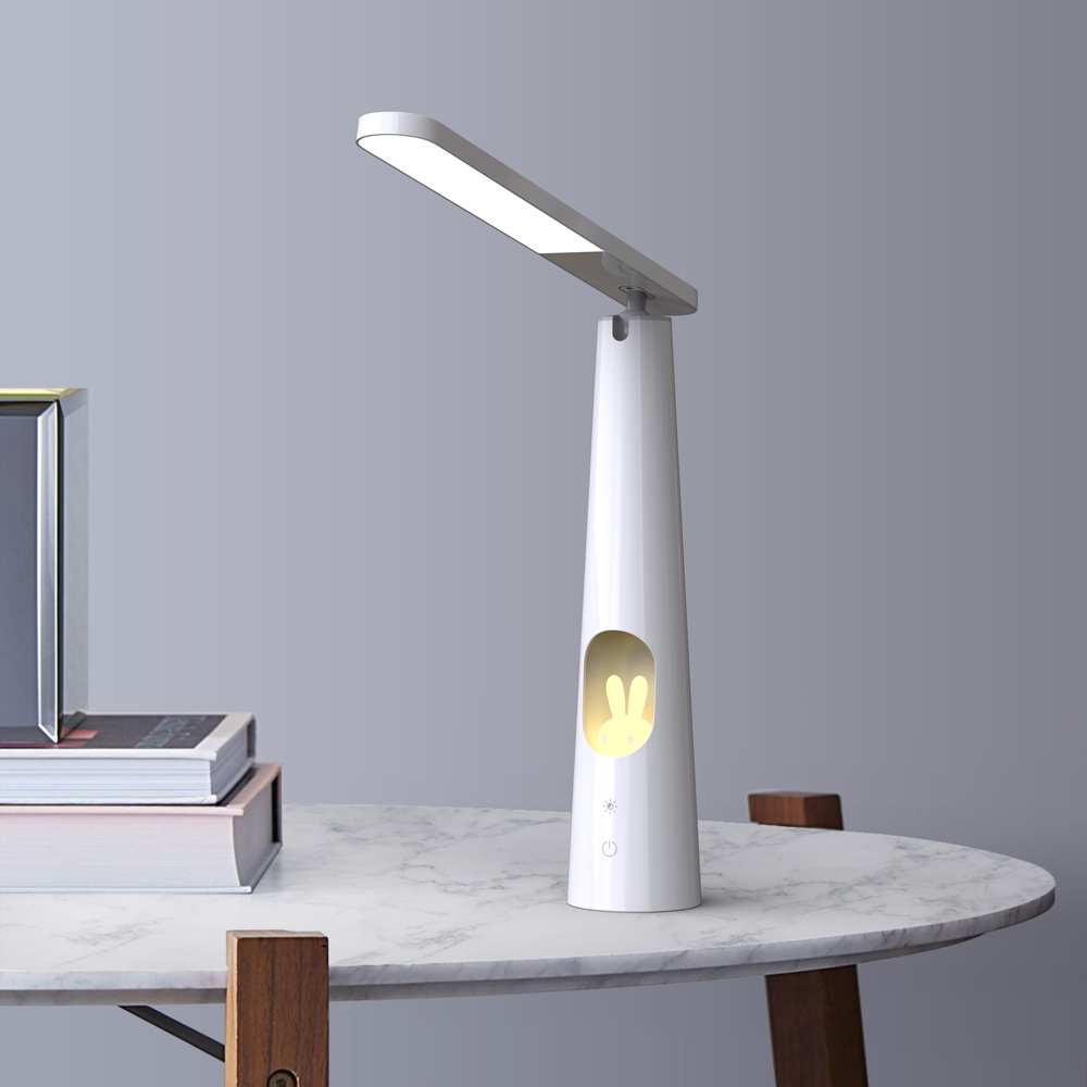 Forever Light PURE FLB-150 ELENA LED Desk Lamp with Bunny, 7.5W, White