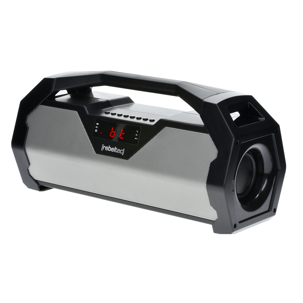 Portable Bluetooth Speaker Rebeltec SoundBOX 400 with FM Radio, Gray