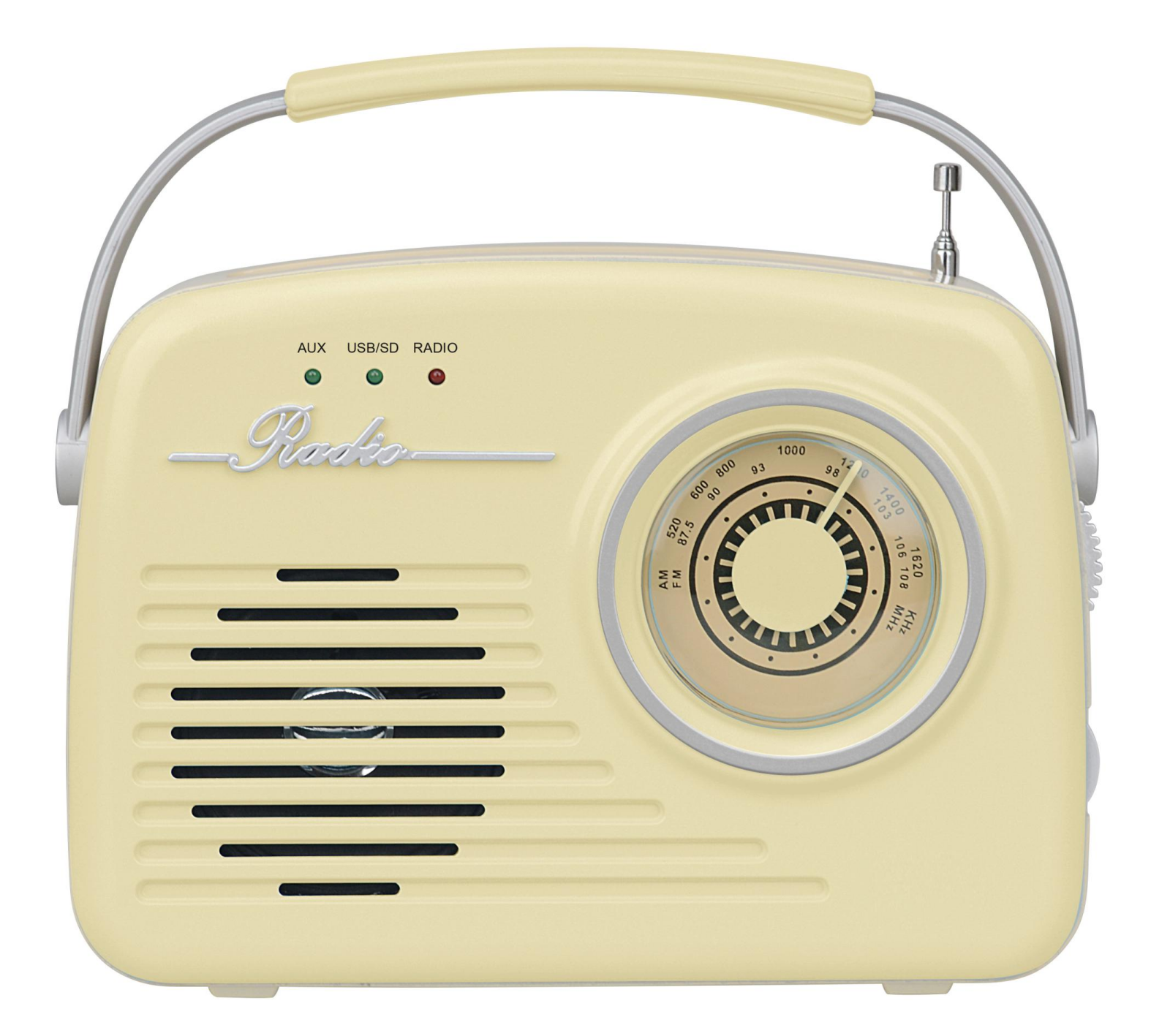 Bluetooth-колонка с FM-радио Setty Retro P350, бежевая