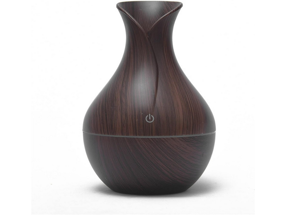 Air Humidifier, Aroma Diffuser, Aromatherapy, RGB Illumination, USB, Dark Brown