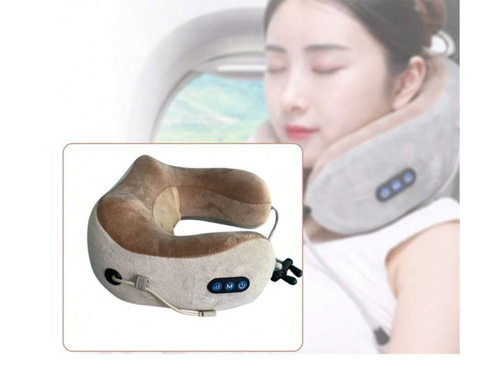 Kakla Masieris, Mīksts Ceļojumu Spilvens Automašīnai Un Lidmašīnai | Neck Massager, Soft Travel Cushion for Car...