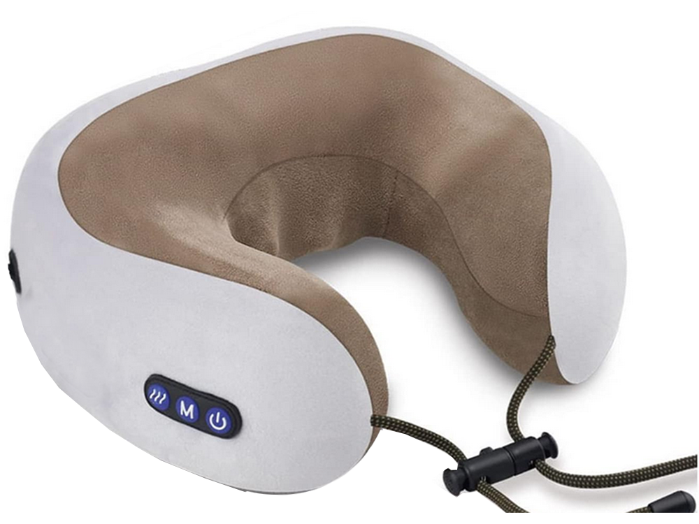 Kakla Masieris, Mīksts Ceļojumu Spilvens Automašīnai Un Lidmašīnai | Neck Massager, Soft Travel Cushion for Car...