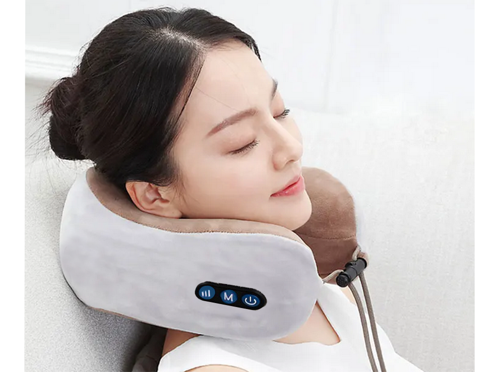 Kakla Masieris, Mīksts Ceļojumu Spilvens Automašīnai Un Lidmašīnai | Neck Massager, Soft Travel Cushion for Car...