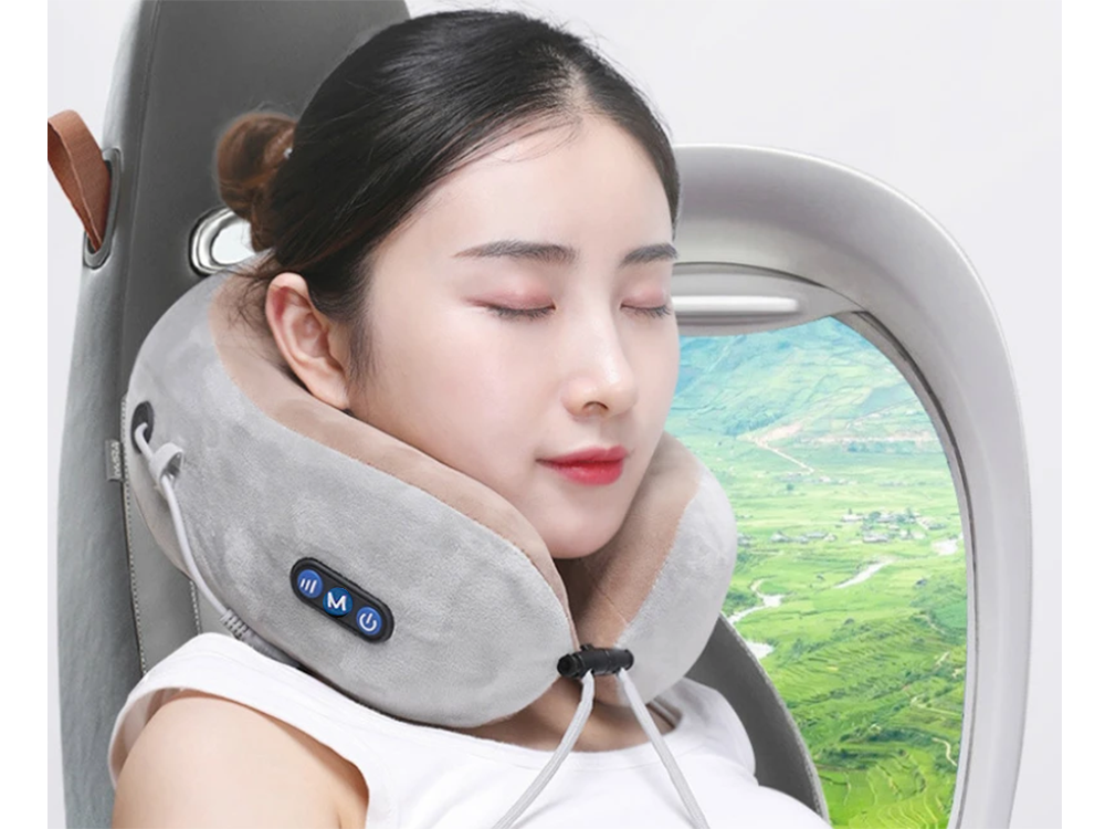 Kakla Masieris, Mīksts Ceļojumu Spilvens Automašīnai Un Lidmašīnai | Neck Massager, Soft Travel Cushion for Car...