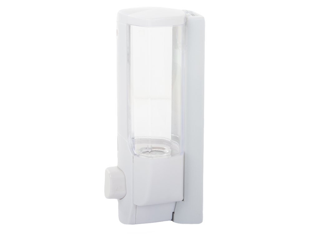 Wall-Mounted Soap and Liquid Dispenser, 350 ml, White