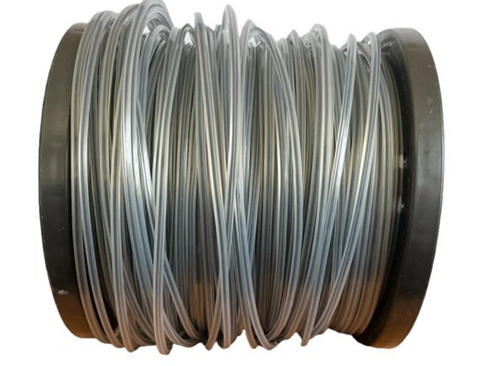 Armēta trimmera aukla ar stiepli, kvadrātveida, 2.7mm, 100m