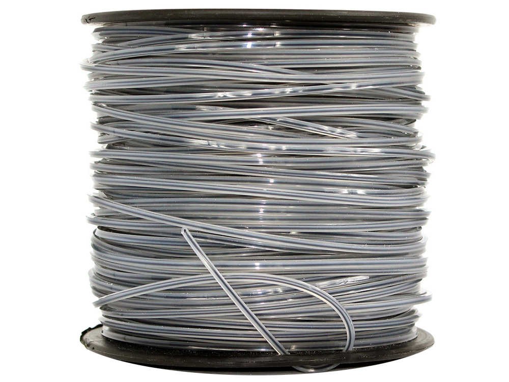 Armēta trimmera aukla ar stiepli, kvadrātveida, 2.7mm, 100m