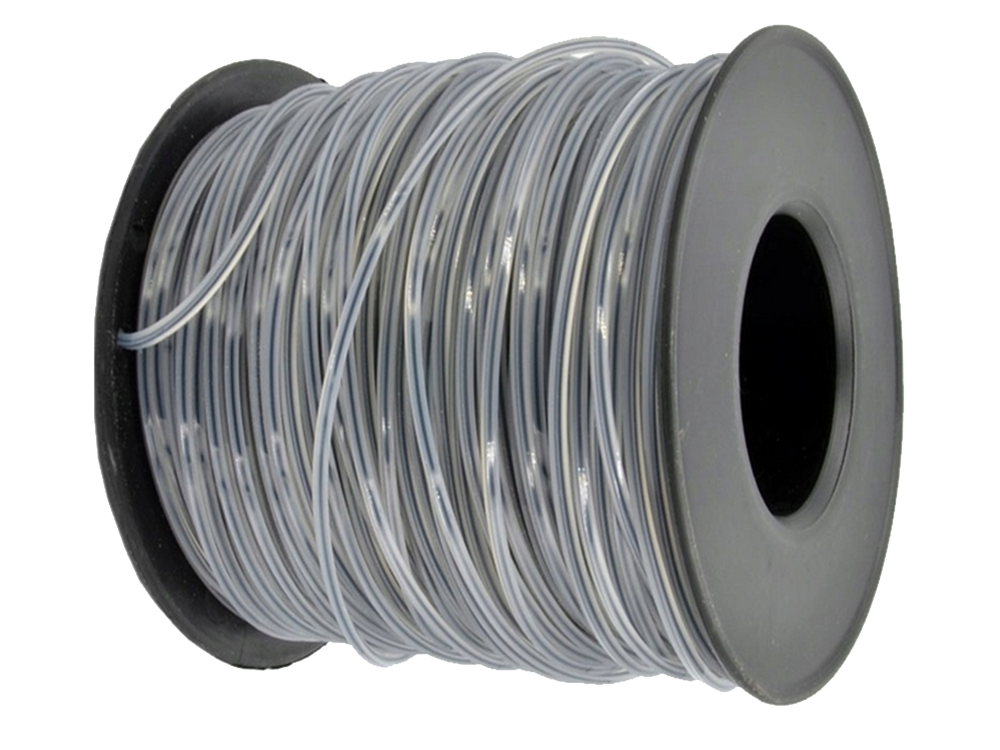 Armēta trimmera aukla ar stiepli, kvadrātveida, 2.7mm, 100m