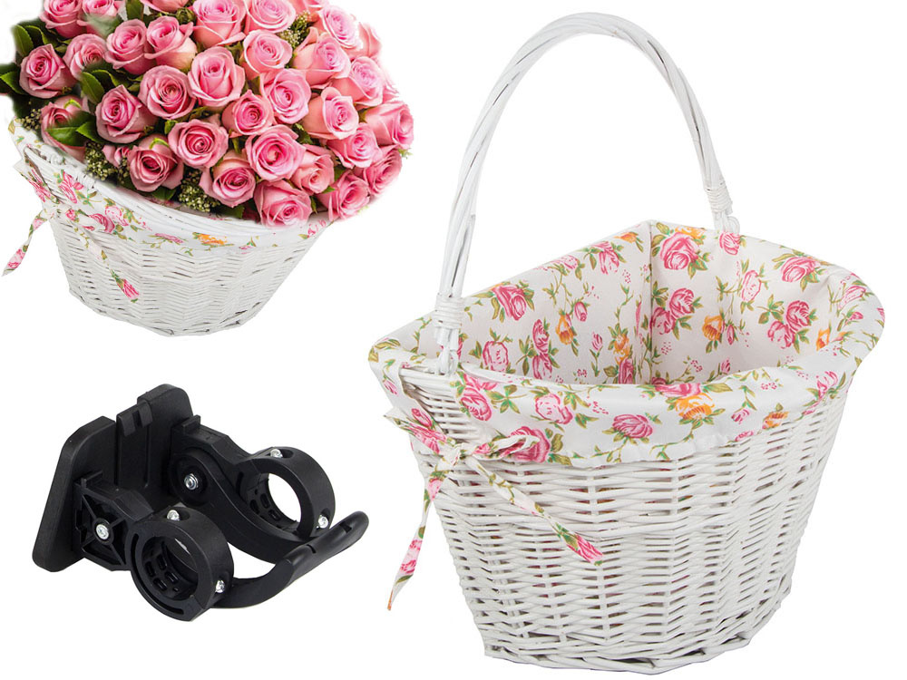 Large Woven Basket for Bicycle Handlebar