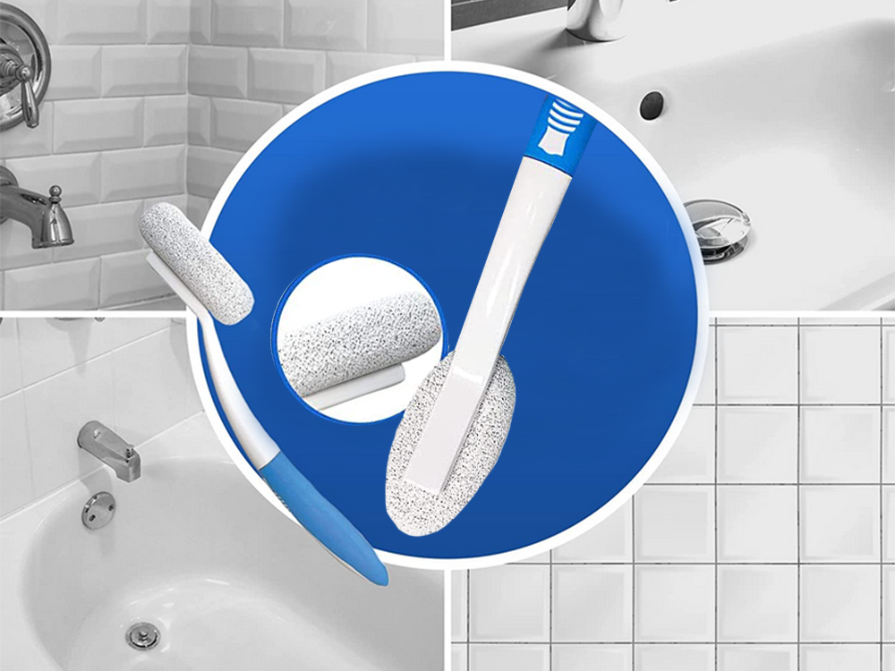 Pumice Stone Cleaning Brush for Bathroom and Toilet, 31 cm