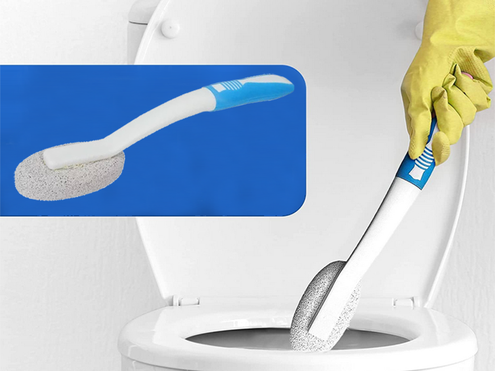 Pumice Stone Cleaning Brush for Bathroom and Toilet, 31 cm