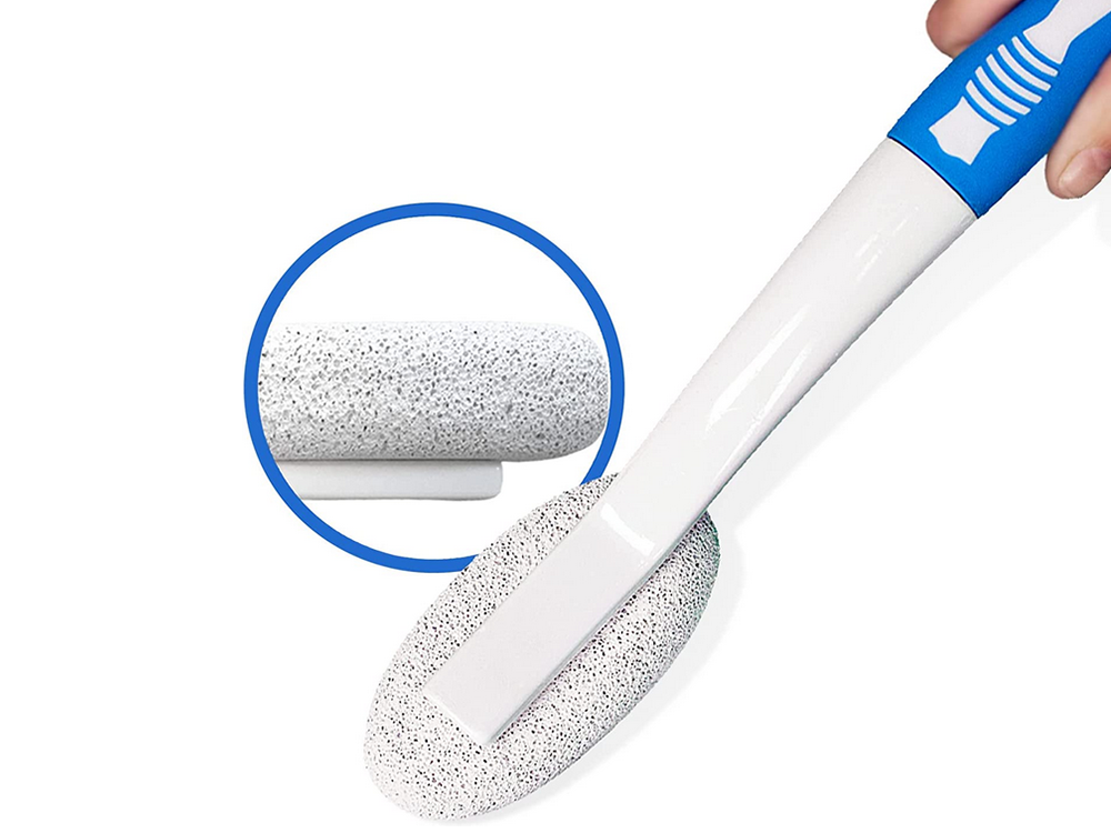 Pumice Stone Cleaning Brush for Bathroom and Toilet, 31 cm