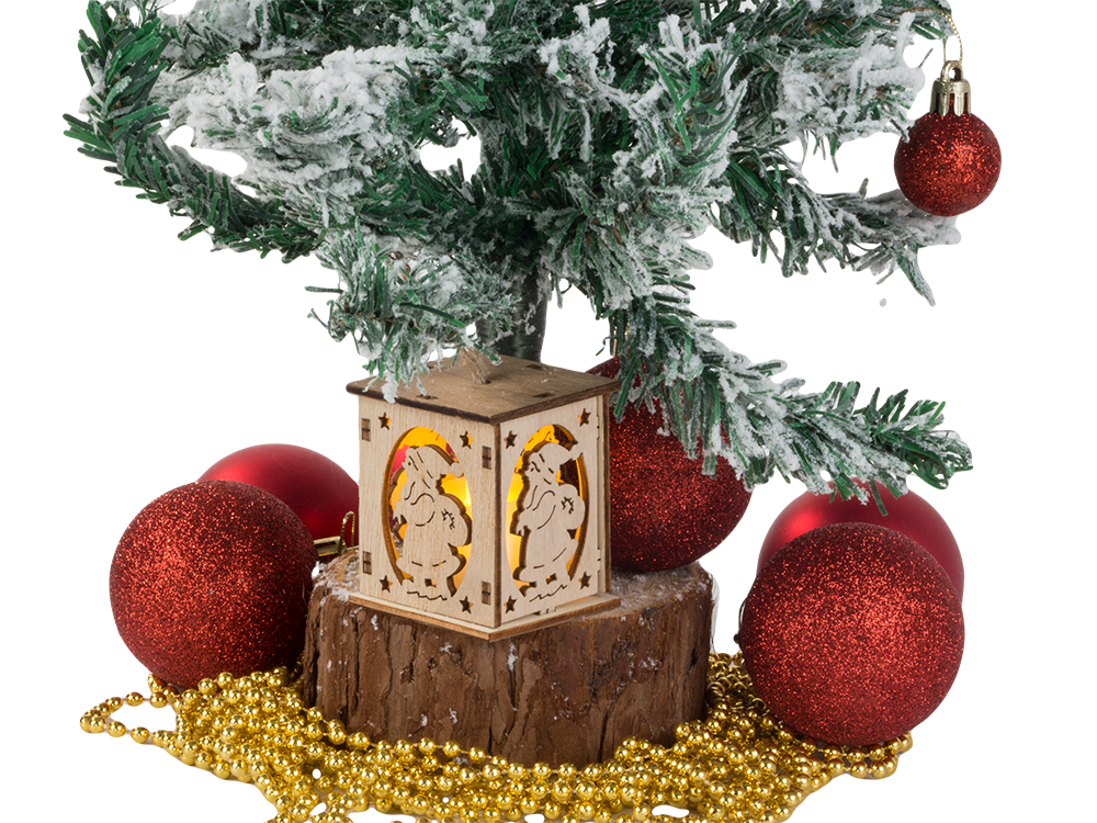Wooden Lantern, Christmas Tree Decoration