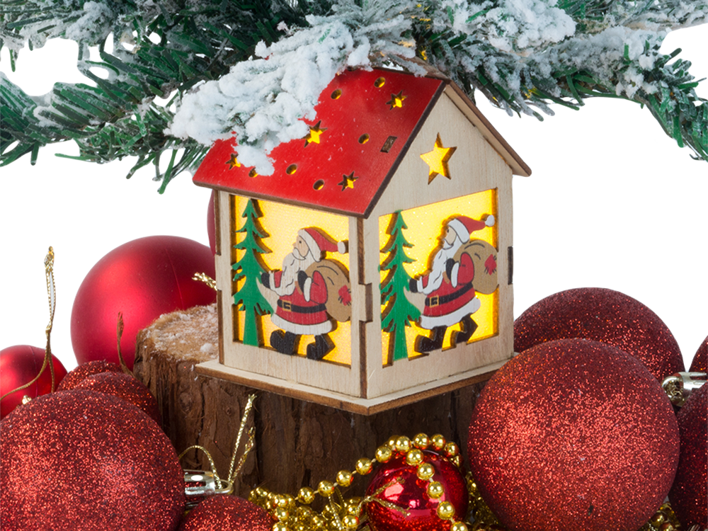 Wooden Lantern, Christmas Tree Decoration