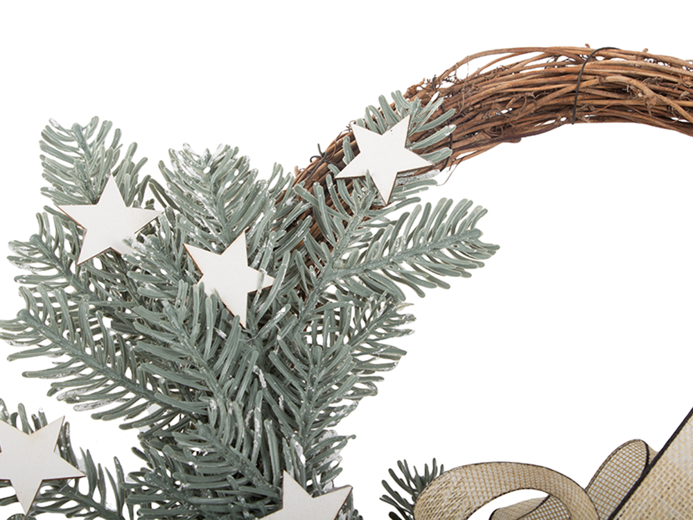 Christmas Decorative Wreath for Doors and Walls, 30 cm