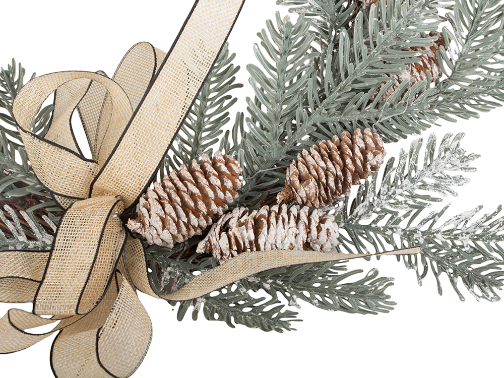 Christmas Decorative Wreath for Doors and Walls, 30 cm