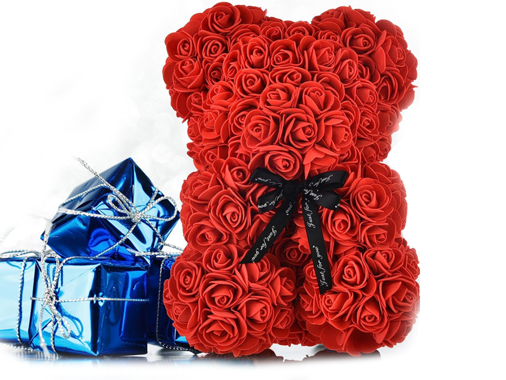 Sarkanu rožu lācis, Labākā dāvana | Red Rose Teddy Bear