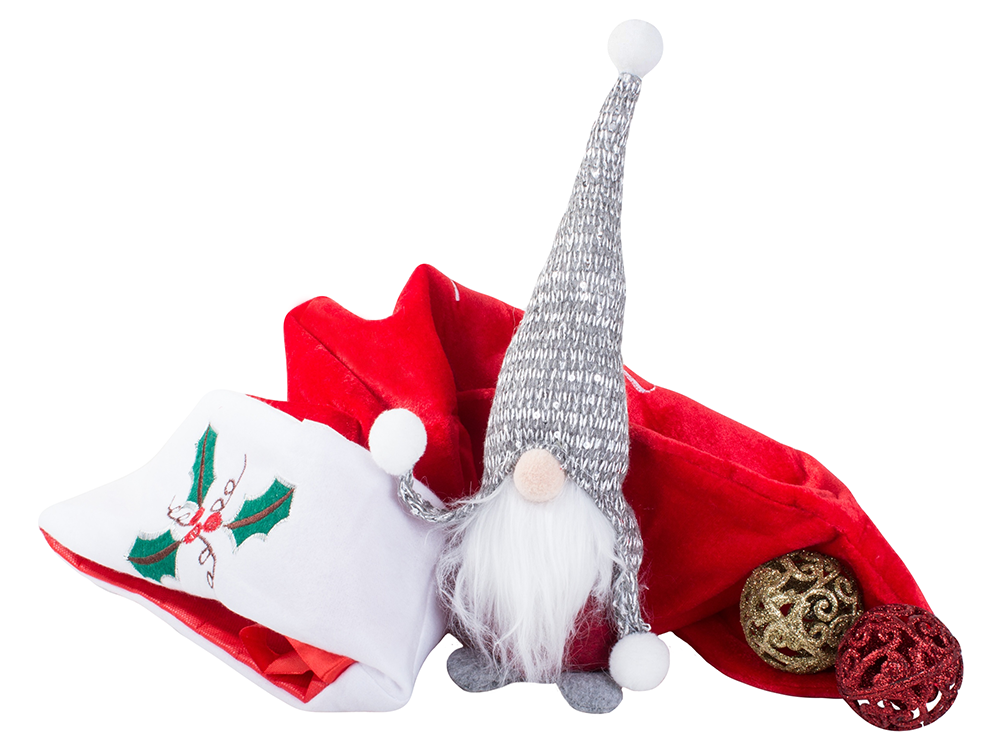 Christmas Tree Santa Claus Gnome, 30 cm