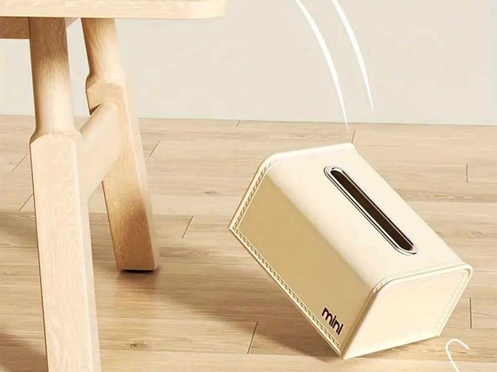 Elegant Tissue Box Dispenser with Spring Support