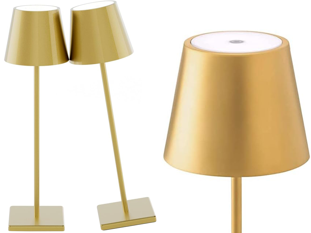 Touch Bedside Night Lamp, Gold