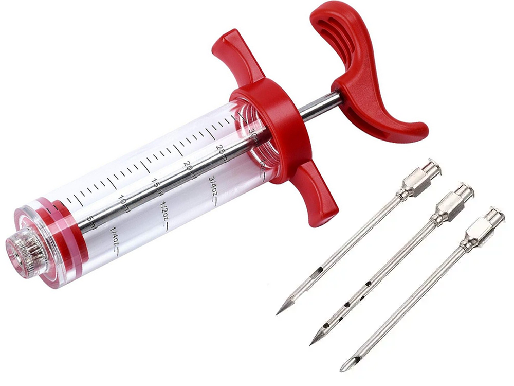Meat Marinade Injector Syringe, 30 ml