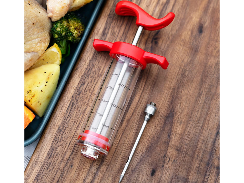 Meat Marinade Injector Syringe, 30 ml