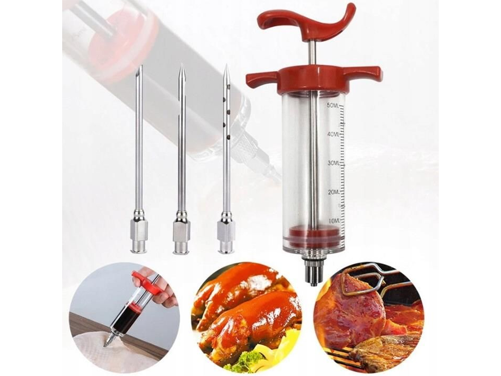 Meat Marinade Injector Syringe, 30 ml