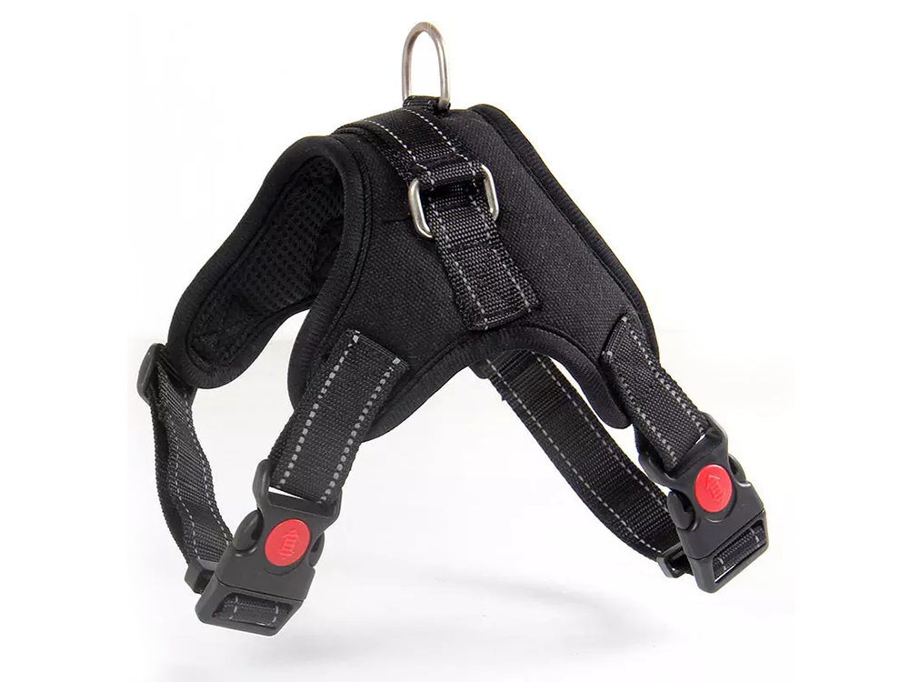 Durable Dog Harness with Handle and Reflectors, Size L