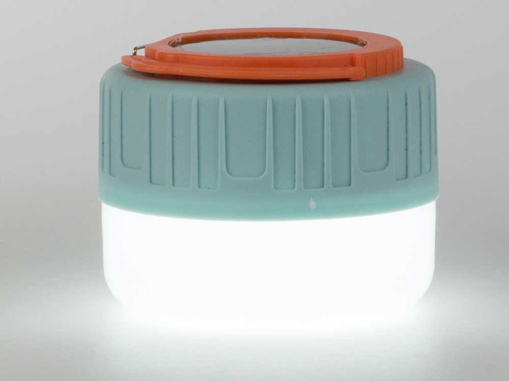 Saules enerģijas LED kempinga lampa ar USB (2)