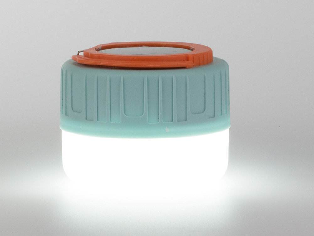 Saules enerģijas LED kempinga lampa ar USB (3)