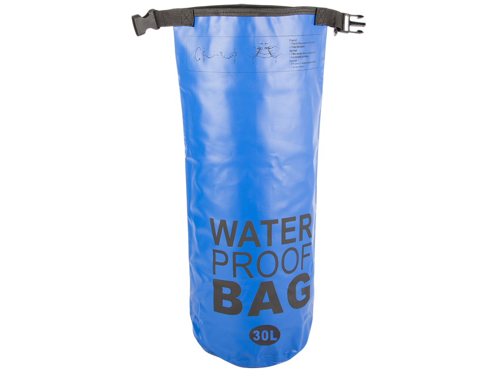 Waterproof Dry Bag / Backpack 30L, Blue