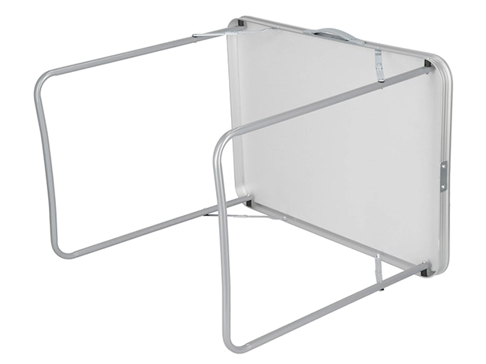 Folding Camping and Garden Table, 70x50 cm, Brown