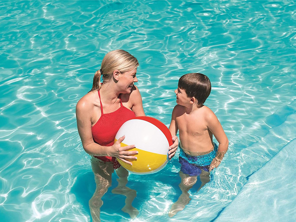 Inflatable Beach Ball for Kids 30cm – Pool, Beach, Multicolor (1)