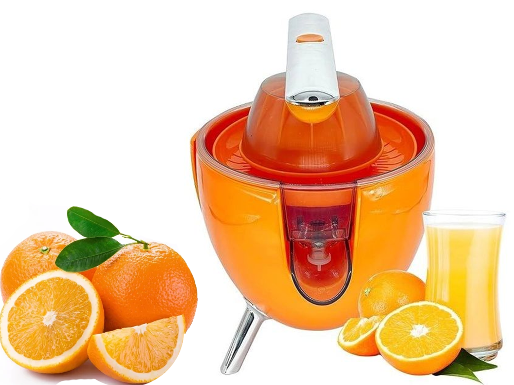 Electric Citrus Juicer 300W with Press Lever (Assorted Colors)