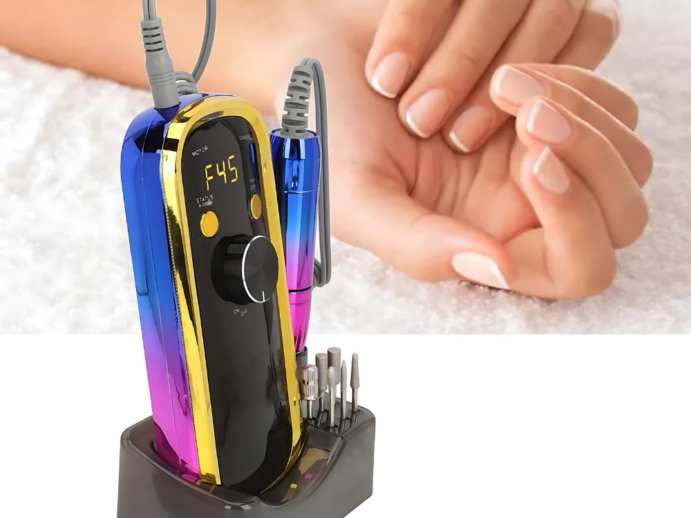Cordless Nail Drill for Manicure & Pedicure 36W with 6 Bits