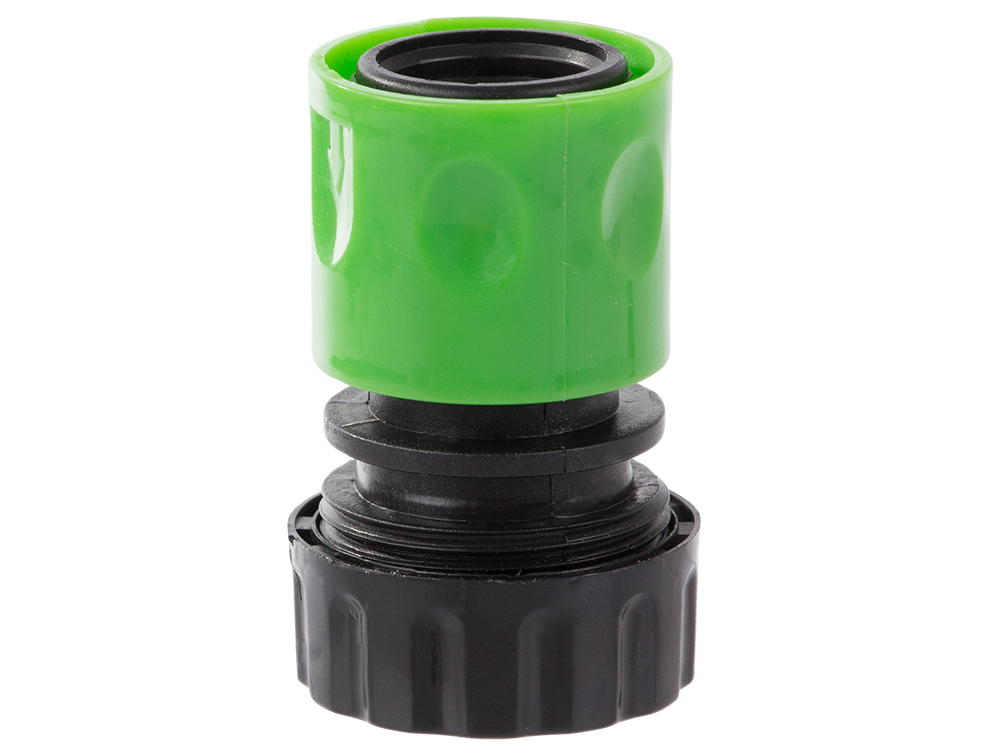 Quick Connector for Garden Hose 3/4\", Green