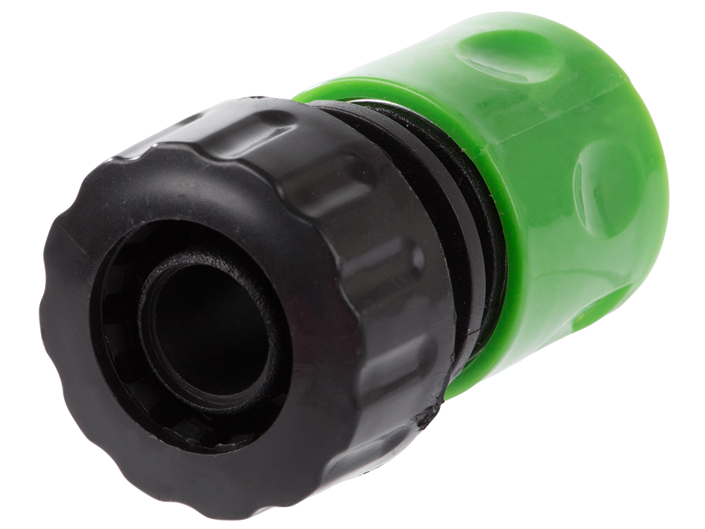 Quick Connector for Garden Hose 3/4\", Green